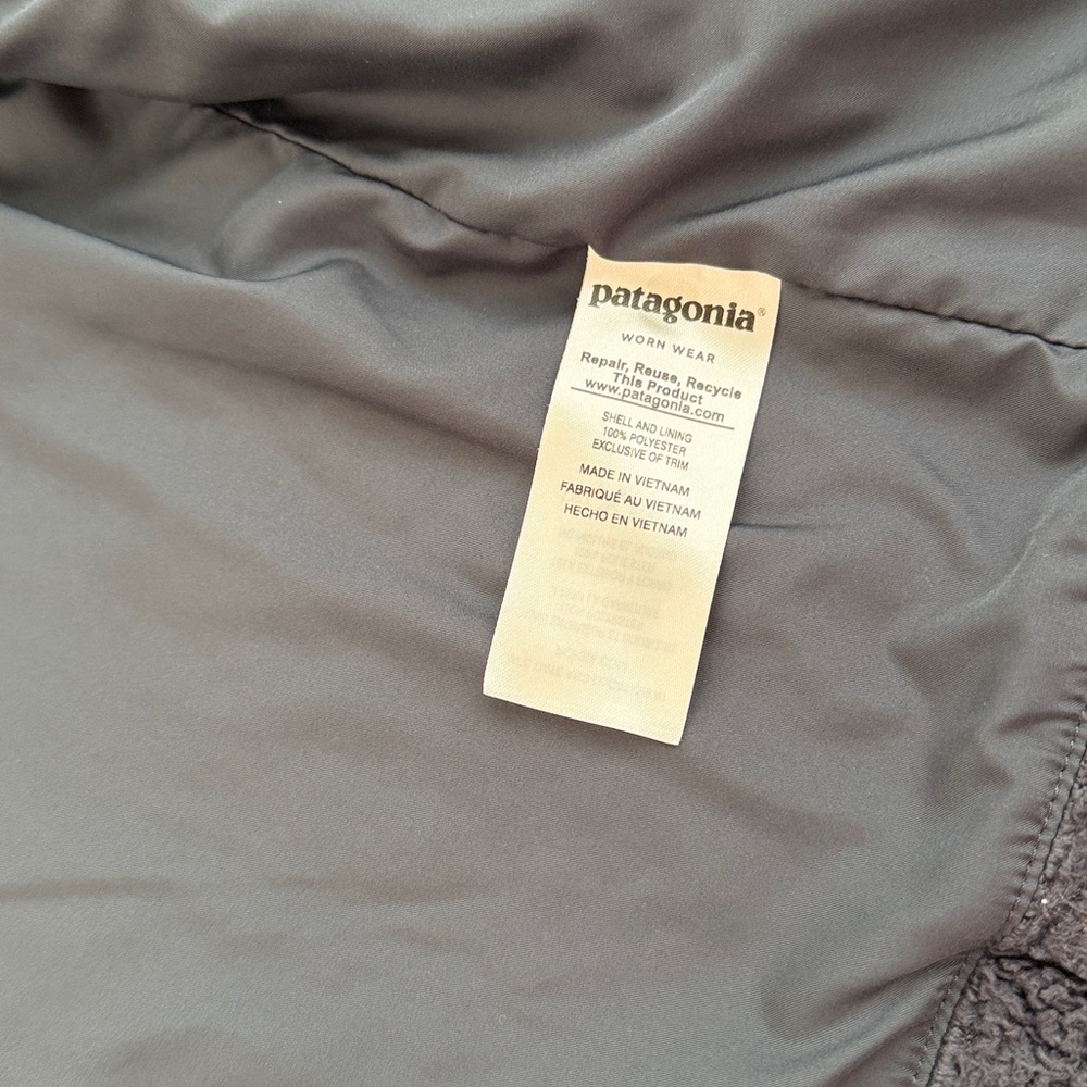 Patagonia Fleece Full Zip Vest Gray Size XS - Picture 7 of 8